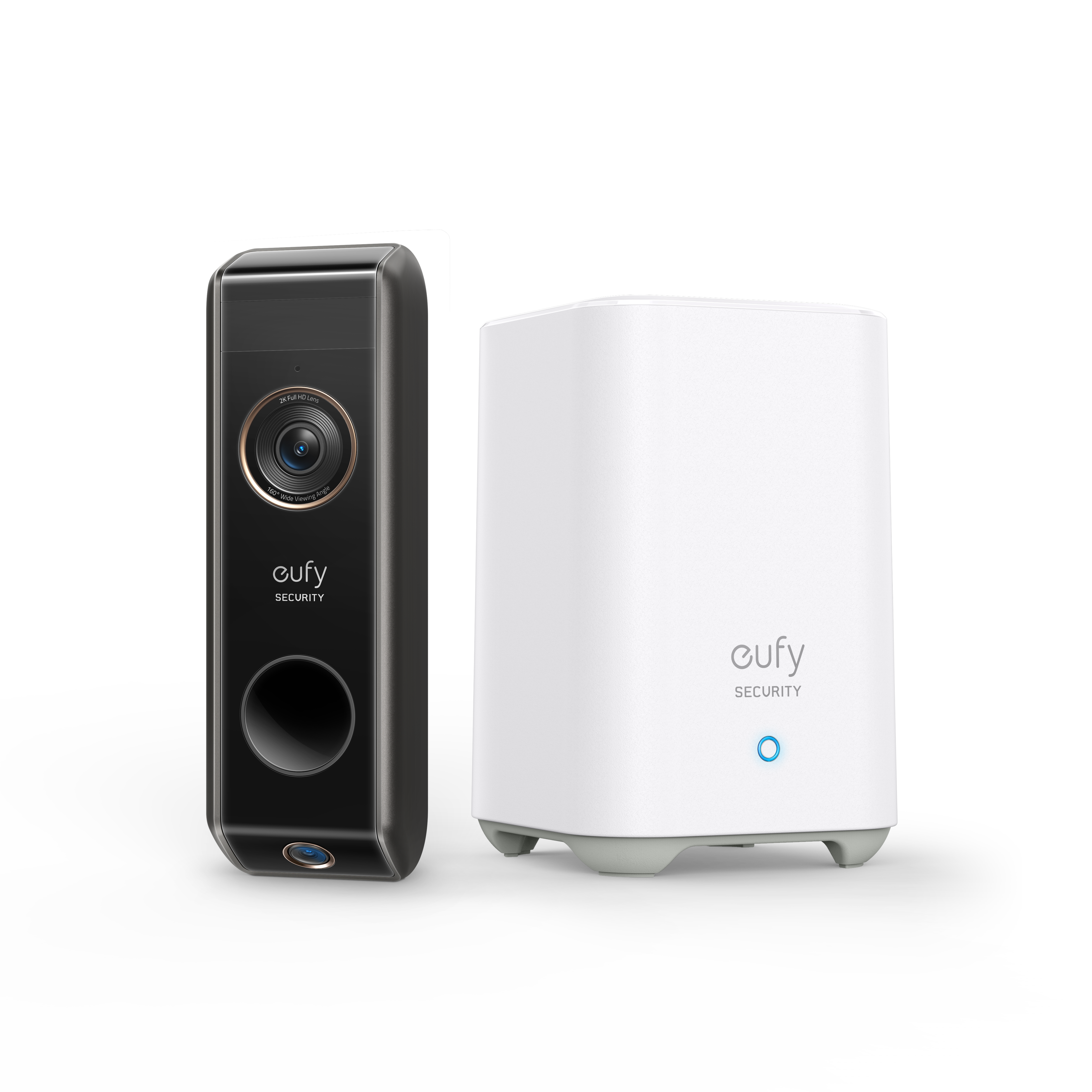 Kit Sonerie video eufy Dual Camera + HomeBase 2, 2K HD, autonomie 6 luni