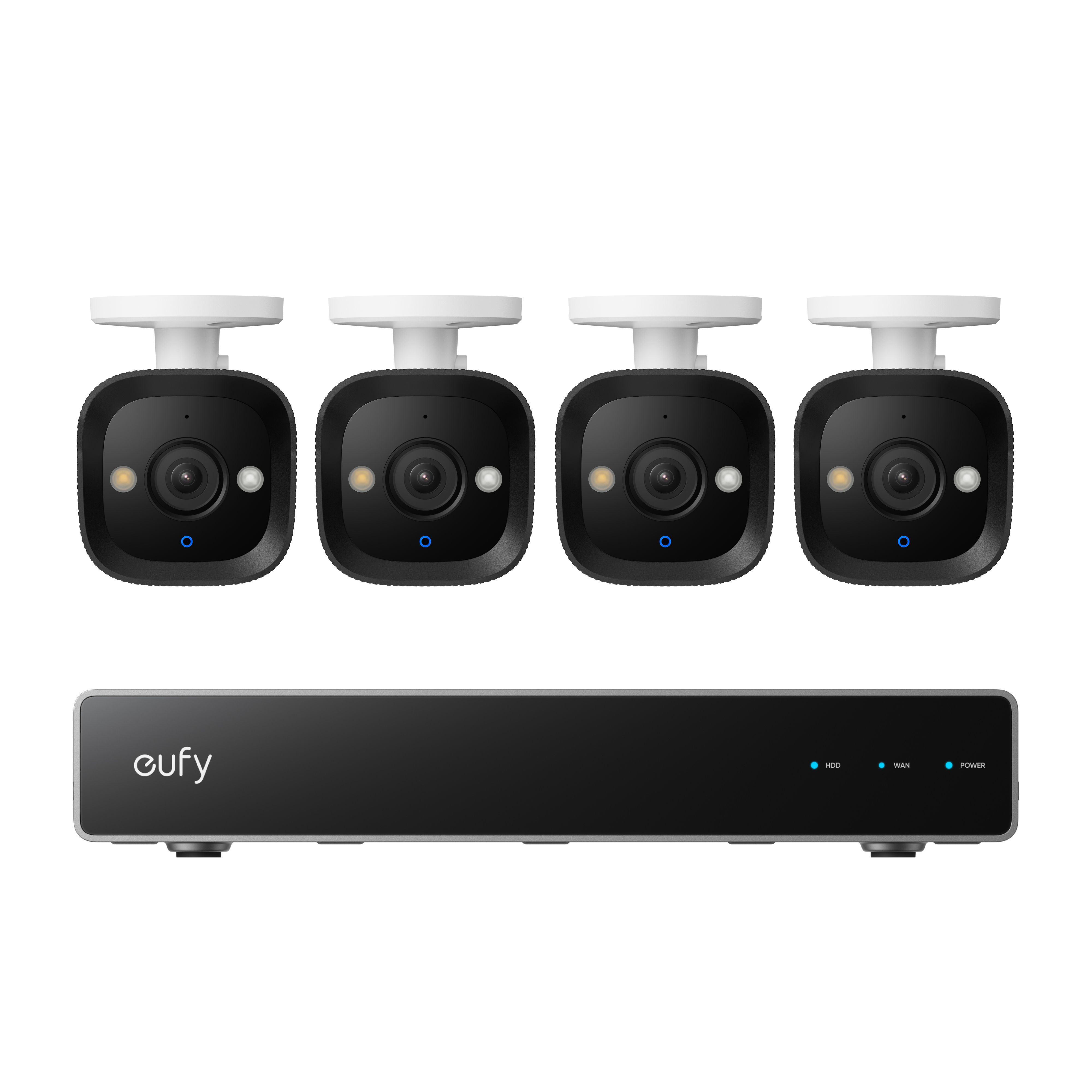 Kit supraveghere video eufy Security NVR PoE E40 cu 4 camere bullet